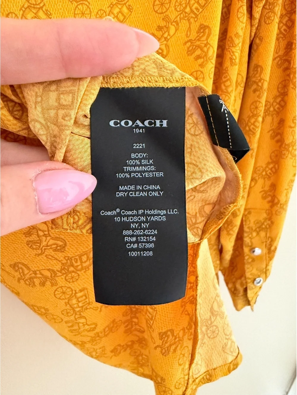 Coach purchased thinking